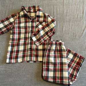 Old Navy Christmas flannel matching pjs size 3T
